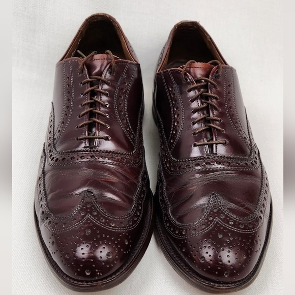 Allen Edmonds McAllister Cognac Leather Oxford Dress Shoes main image 10